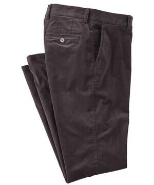 NEW BALLIN men's wale relaxed corduroy pants in pavement